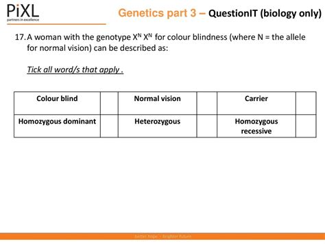 Edexcel Topic 3 Genetics Ppt Download