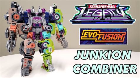 Transformers Legacy Evolution Evo Fusion Junkion Combiner Youtube