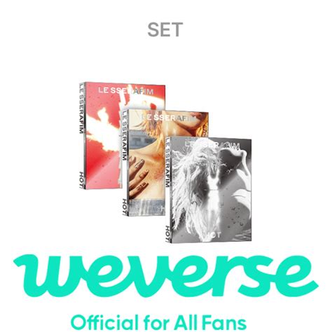WEVERSE POB LE SSERAFIM Th Mini Album HOT SET KpopB B