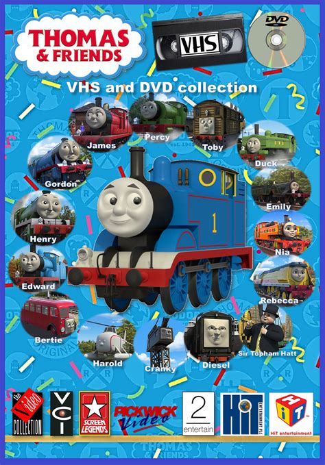 Thomas and Friends VHS and DVD Collection by gikesmanners1995 on DeviantArt