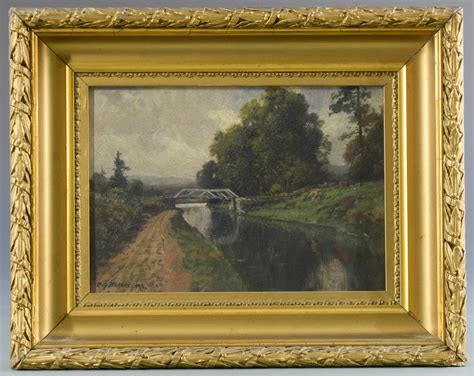 Lot 645 Charles Grant Beauregard Oc Landscape Case Auctions