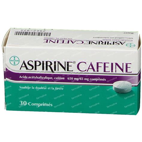 Aspirine Cafeine 30 Tabletten Hier Online Bestellen FARMALINE Be