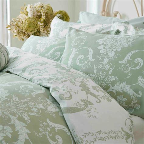 Laura Ashley Josette Duvet Cover Set Green Williamsons Factory Shop