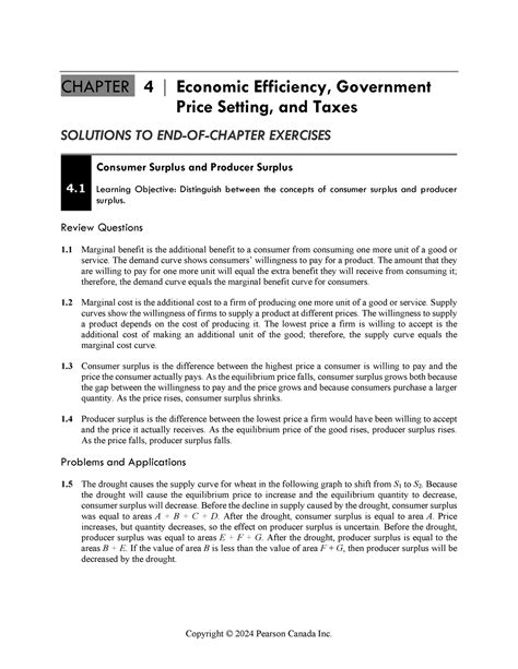 Chapter Cdcdc Chapter Economic Efficiency Government Price