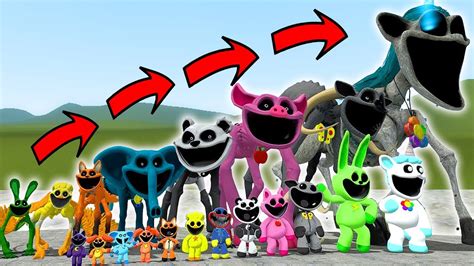 Evolution Of All Smiling Critters New Sweet Sheep Poppy Playtime Chapter 3 In Garrys Mod