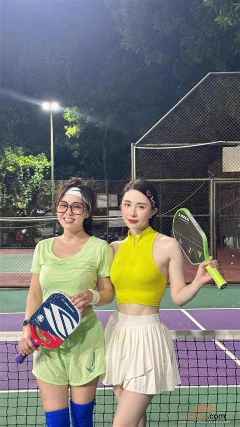 47 Ảnh gái xinh chơi Pickleball sexy đầy quyến rũ với trang phục bó sát hot nhất 2024 Ce Bu Cu