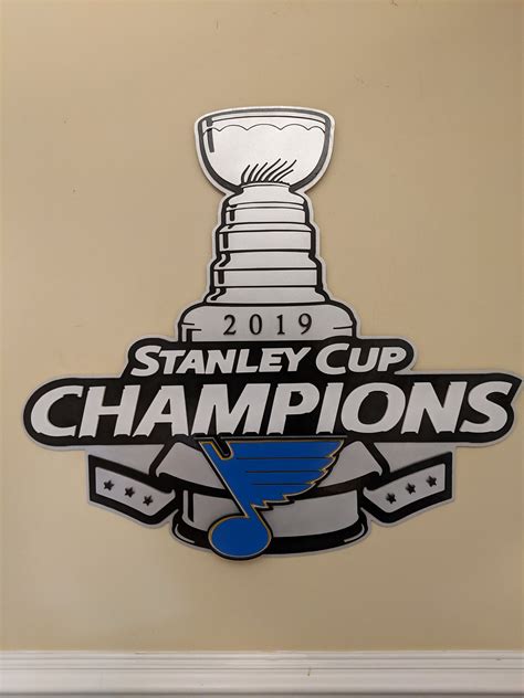 3D St Louis Blue Stanley Cup 2019 Sign - Etsy