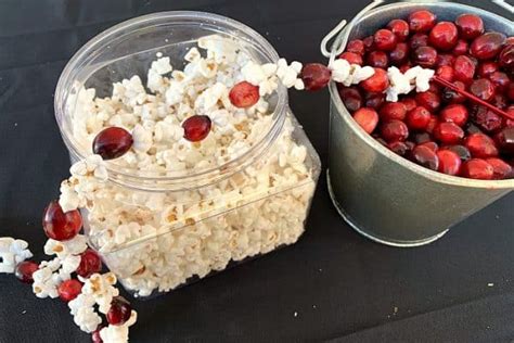 How To Make A Popcorn Garland With Cranberries Plus Secret Tip