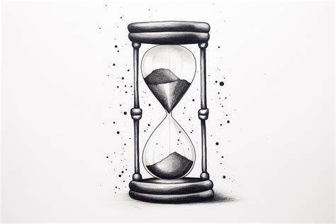 Hourglass hourglass monochrome deadline. AI | Free Photo Illustration ...