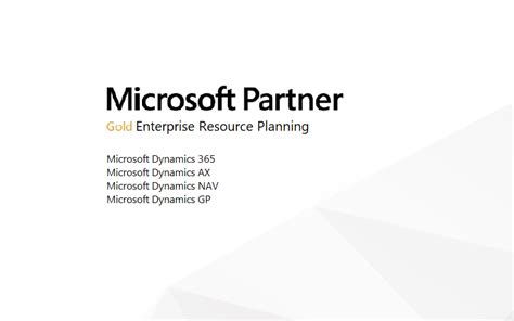 Calsoft Certified In Microsoft Gold ERP Competency