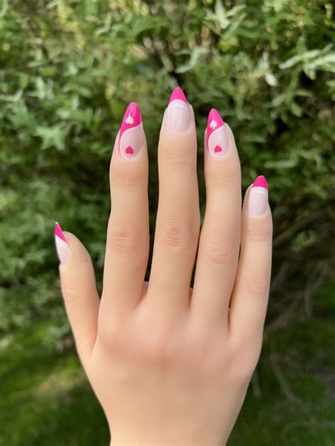 Pink Heart Nails Idea Vibrant Guide