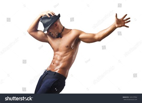 Naked Dancer Isolated On White Stock Photo Shutterstock