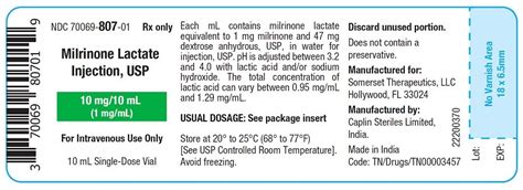 Milrinone Injection: Package Insert / Prescribing Information - Drugs.com