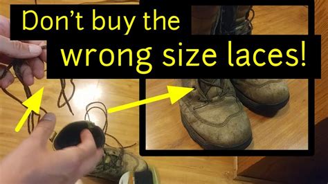 Boot Lace Length Guide