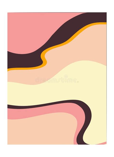 Abstract Modern Template With Nude Neutral Tones Stock Vector Illustration Of Spectrum