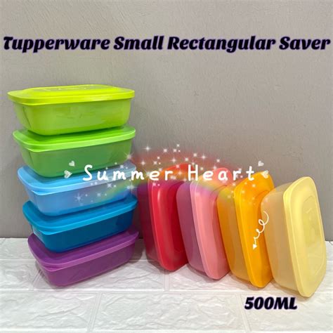 Tupperware Small Rectangular Saver 500ml 1PC Shopee Malaysia