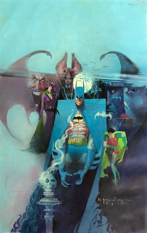 Batman Art By Bill Sienkiewicz Comic Art Batman Comic Art Comic