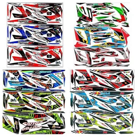 Jual Sticker Striping Variasi Motor Suzuki Satria Fu 2013 2014 2015