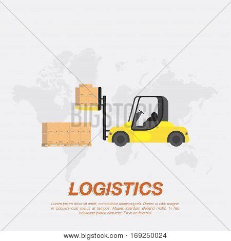 Yellow Forklift Vector Photo Free Trial Bigstock