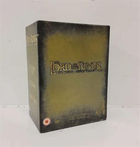 THE LORD OF The Rings Trilogy Special Extended Edition DVD Boxset