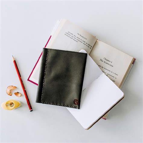 Leather Field Notes Cover Passport Journal Travel Wallet With Etsy