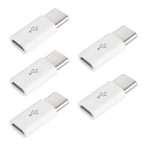 Usb C Male Naar Micro Usb Female Adapter Wit Otronic