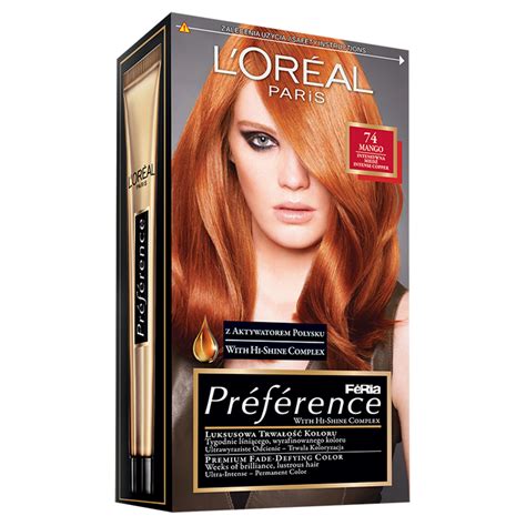 L'Oreal Preference Feria 74 Mango 1 pcs - £5.99