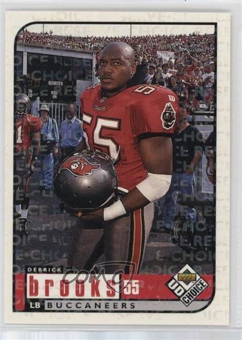 1998 Upper Deck UD Choice Choice Reserve 177 Derrick Brooks For Sale