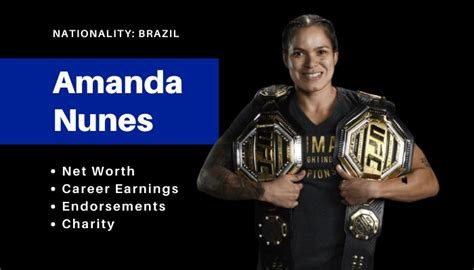 Amanda Nunes Net Worth 2024: Salary, Contract, Earnings & Records