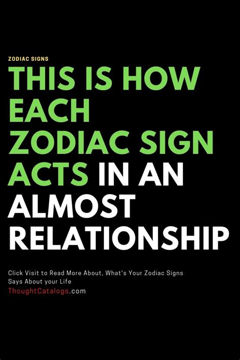 This Is How Each Zodiac Sign Acts In An Almost Relationship