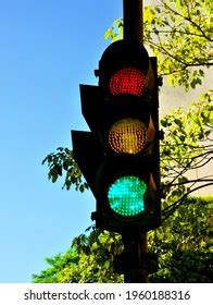 Three Colors Vertical Traffic Light Stock Photo 1960188316 | Shutterstock