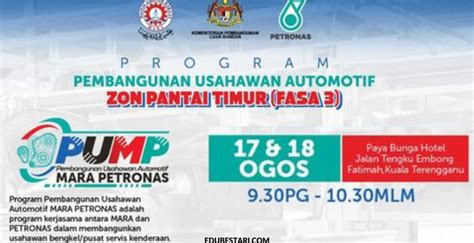 Tawaran Program Pembangunan Usahawan Automotif MARA PETRONAS Edu Bestari