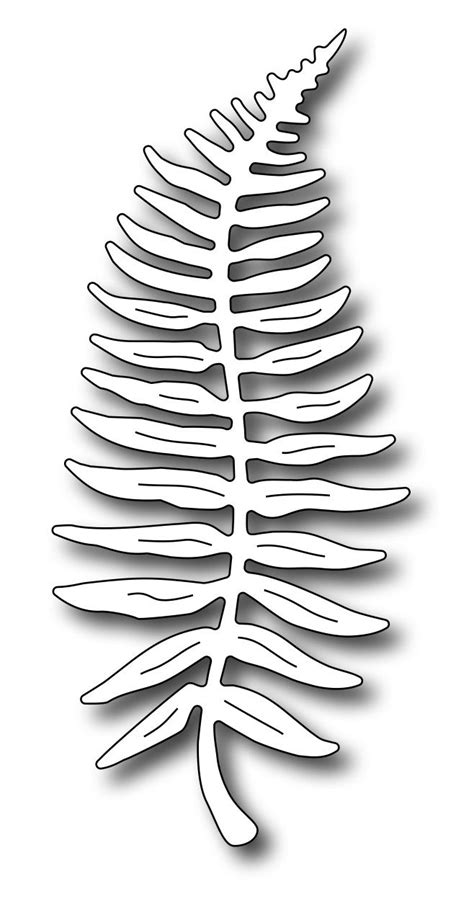 Printable Fern Template Free Printable Templates