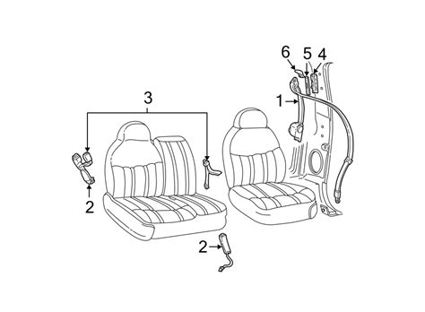 2020 Ford Expedition Seat Belt Lap And Shoulder Belt Bench Seat Parchment Captain S Seat