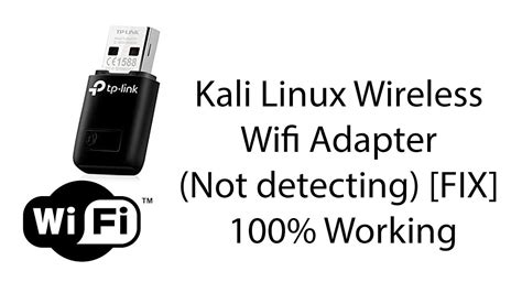 Kali Linux Wireless Wifi Adapter Not Detecting Fix Working Youtube