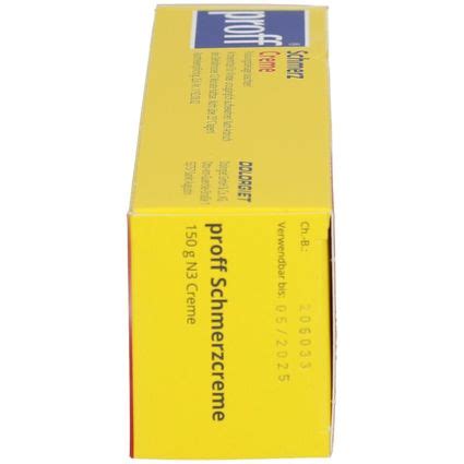 proff® Schmerzcreme 150 g - Shop Apotheke