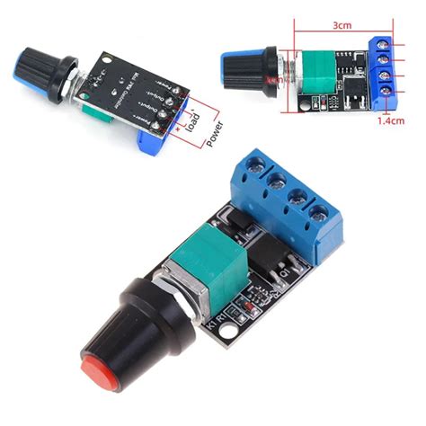 Sissi DC 5V 16V 10A PWM Low Voltage Motor Speed Controller Adjustable