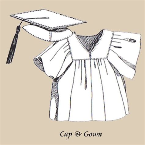 Printable Graduation Gown Pattern