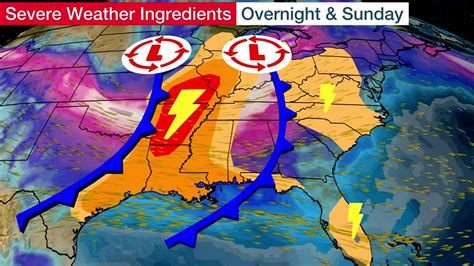 Damaging Wind Hail And Possible Tornadoes With Weekends Severe Threat Videos From The