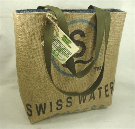 Items Similar To Upcycled Coffee Burlap Sack Market Tote Bag Reversible