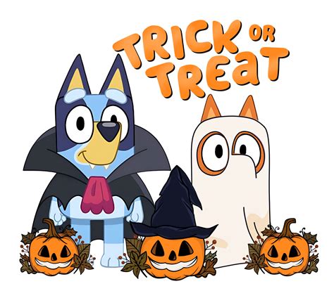 Trick or Treat Bluey – Hammertime's Custom Designs
