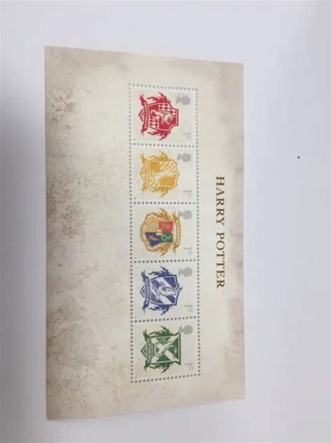 Timbres Poste De Collection Harry Potter Poudlard Armoiries Eur 5 72