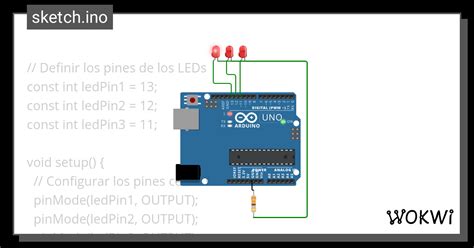 DavidNVL Luces Wokwi ESP32 STM32 Arduino Simulator