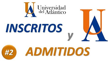 Uniatlántico Inscritos Y Admitidos Por Carrera Universidad Del