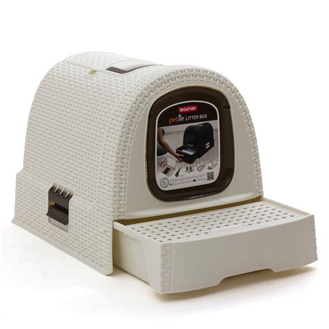 Curver Lettiera per Gatto Bianco 51 x 39 x 39 cm