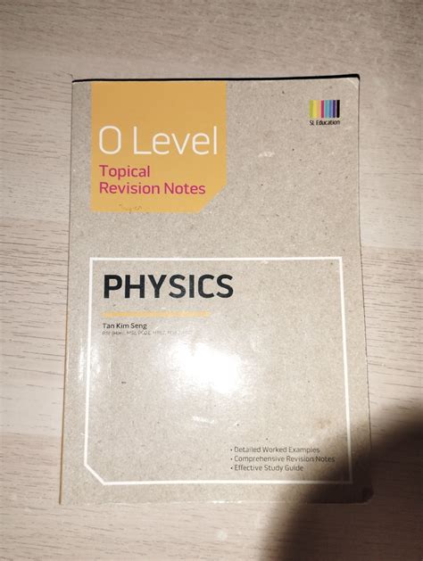 Physics O Level Tropical Revision Notes Hobbies Toys Books