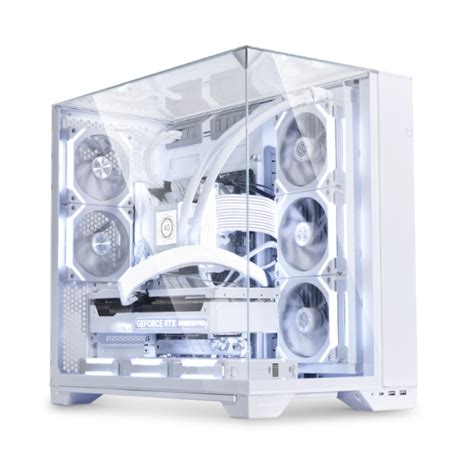 Vengeance Vision X46 LIAN LI White Edition Gaming Desktop PC Ryzen 7