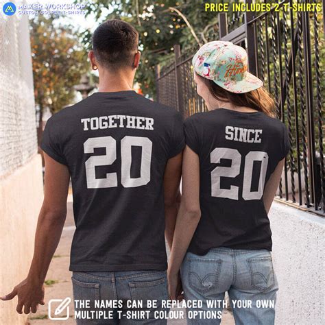 Together Since Couple T Shirts Maker Workshop Hong Kong