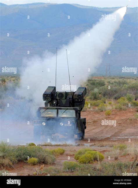 An Antwq 1 Avenger With The 1st Battalion 204th Air Defense Stock