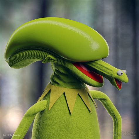 Xenomorph Kermit - Finished Projects - Blender Artists Community